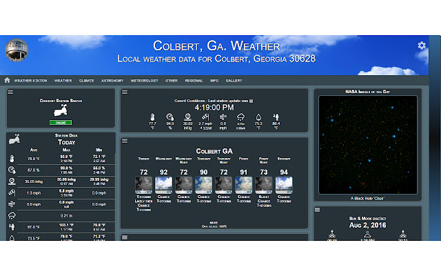 Colbert Weather from Chrome web store to be run with OffiDocs Chromium online Colbert Weather from Chrome web store to be run with OffiDocs Chromium online