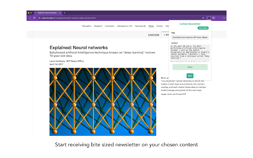Collate Newsletter from Chrome web store to be run with OffiDocs Chromium online Collate Newsletter from Chrome web store to be run with OffiDocs Chromium online