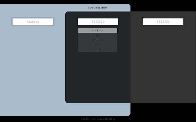 Colorblendy from Chrome web store to be run with OffiDocs Chromium online Colorblendy from Chrome web store to be run with OffiDocs Chromium online