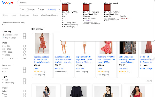 Color Name Season Identifier from Chrome web store to be run with OffiDocs Chromium online Color Name Season Identifier from Chrome web store to be run with OffiDocs Chromium online