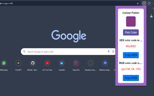 Color Picker Tool from Chrome web store to be run with OffiDocs Chromium online Color Picker Tool from Chrome web store to be run with OffiDocs Chromium online