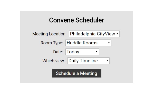 Convene Scheduler from Chrome web store to be run with OffiDocs Chromium online Convene Scheduler from Chrome web store to be run with OffiDocs Chromium online
