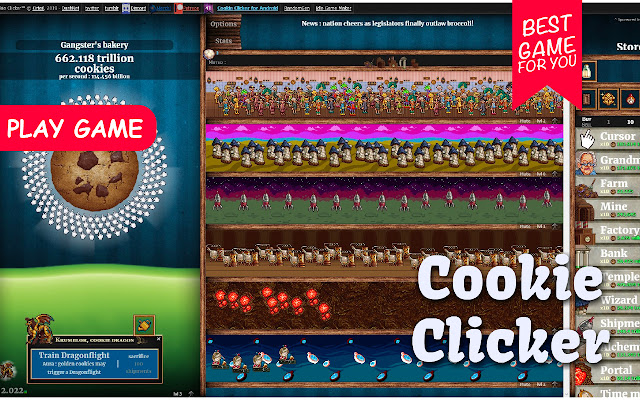 Cookie Clicker Unblocked Game New Tab from Chrome web store to be run with OffiDocs Chromium online Cookie Clicker Unblocked Game New Tab from Chrome web store to be run with OffiDocs Chromium online