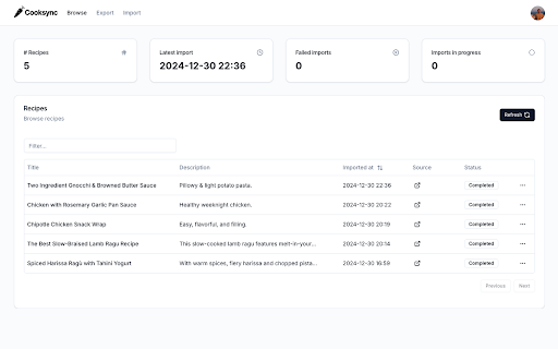 Cooksync from Chrome web store to be run with OffiDocs Chromium online Cooksync from Chrome web store to be run with OffiDocs Chromium online