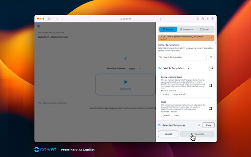 CoVet from Chrome web store to be run with OffiDocs Chromium online CoVet from Chrome web store to be run with OffiDocs Chromium online