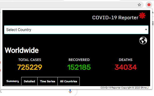 COVID 19 Reporter from Chrome web store to be run with OffiDocs Chromium online COVID 19 Reporter from Chrome web store to be run with OffiDocs Chromium online