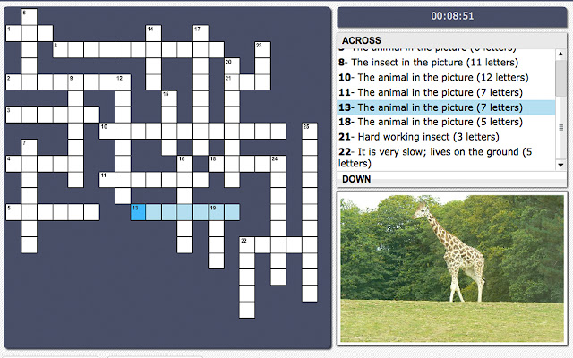 Crossword Fun from Chrome web store to be run with OffiDocs Chromium online Crossword Fun from Chrome web store to be run with OffiDocs Chromium online