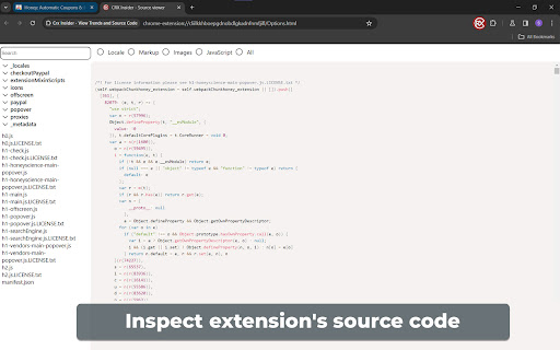 Crx Insider View Trends and Source Code from Chrome web store to be run with OffiDocs Chromium online Crx Insider View Trends and Source Code from Chrome web store to be run with OffiDocs Chromium online
