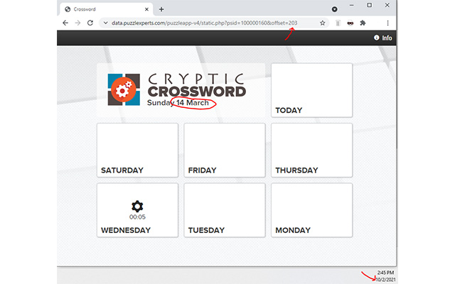 Cryptic Time Travel from Chrome web store to be run with OffiDocs Chromium online Cryptic Time Travel from Chrome web store to be run with OffiDocs Chromium online