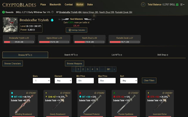 Cryptoblades Market Filter from Chrome web store to be run with OffiDocs Chromium online Cryptoblades Market Filter from Chrome web store to be run with OffiDocs Chromium online