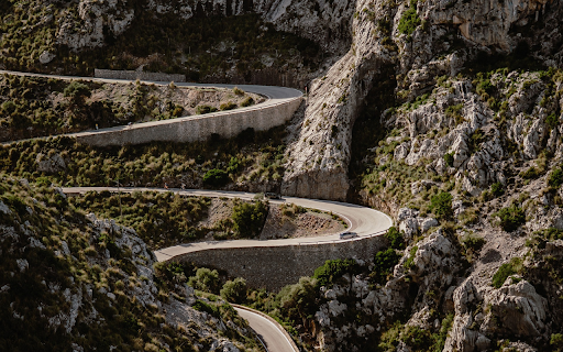 Curved road in the mountains from Chrome web store to be run with OffiDocs Chromium online Curved road in the mountains from Chrome web store to be run with OffiDocs Chromium online