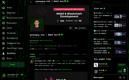 Custom X Experience from Chrome web store to be run with OffiDocs Chromium online Custom X Experience from Chrome web store to be run with OffiDocs Chromium online