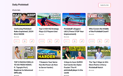 Daily Pickleball from Chrome web store to be run with OffiDocs Chromium online Daily Pickleball from Chrome web store to be run with OffiDocs Chromium online