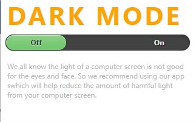 Dark Mode for Google Chrome™ from Chrome web store to be run with OffiDocs Chromium online Dark Mode for Google Chrome™ from Chrome web store to be run with OffiDocs Chromium online
