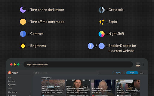 dark reader dark mode for Chrome from Chrome web store to be run with OffiDocs Chromium online dark reader dark mode for Chrome from Chrome web store to be run with OffiDocs Chromium online