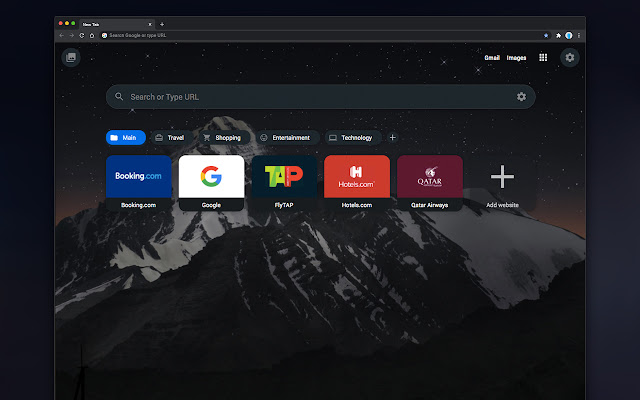 Dark theme for new tab page from Chrome web store to be run with OffiDocs Chromium online Dark theme for new tab page from Chrome web store to be run with OffiDocs Chromium online