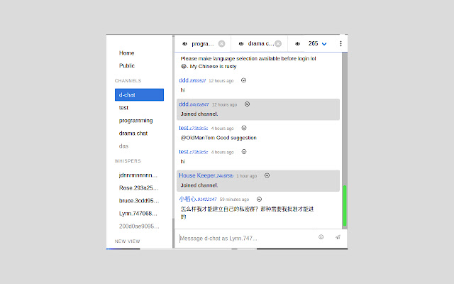 D Chat from Chrome web store to be run with OffiDocs Chromium online D Chat from Chrome web store to be run with OffiDocs Chromium online