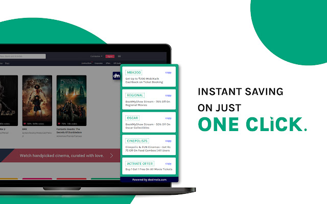Dealmela Coupons for your Online Shopping from Chrome web store to be run with OffiDocs Chromium online Dealmela Coupons for your Online Shopping from Chrome web store to be run with OffiDocs Chromium online