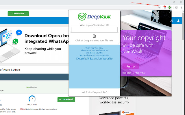 DeepVault from Chrome web store to be run with OffiDocs Chromium online DeepVault from Chrome web store to be run with OffiDocs Chromium online
