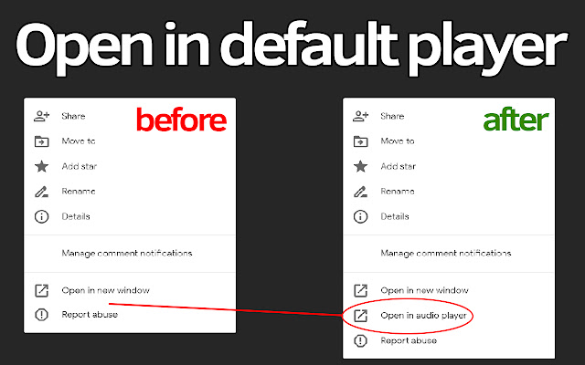 Default Player for Google Drive™ from Chrome web store to be run with OffiDocs Chromium online Default Player for Google Drive™ from Chrome web store to be run with OffiDocs Chromium online