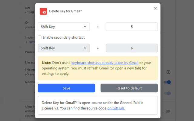 Delete Key for Gmail™ from Chrome web store to be run with OffiDocs Chromium online Delete Key for Gmail™ from Chrome web store to be run with OffiDocs Chromium online