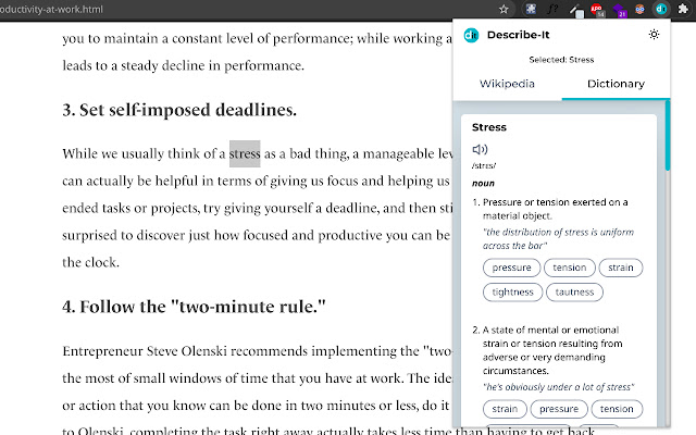 Describe It from Chrome web store to be run with OffiDocs Chromium online Describe It from Chrome web store to be run with OffiDocs Chromium online