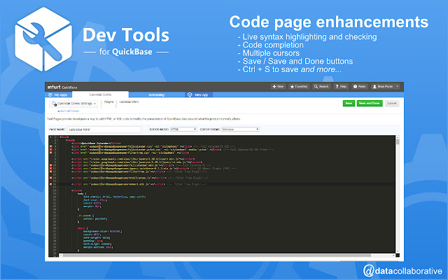 Dev Tools for QuickBase from Chrome web store to be run with OffiDocs Chromium online Dev Tools for QuickBase from Chrome web store to be run with OffiDocs Chromium online