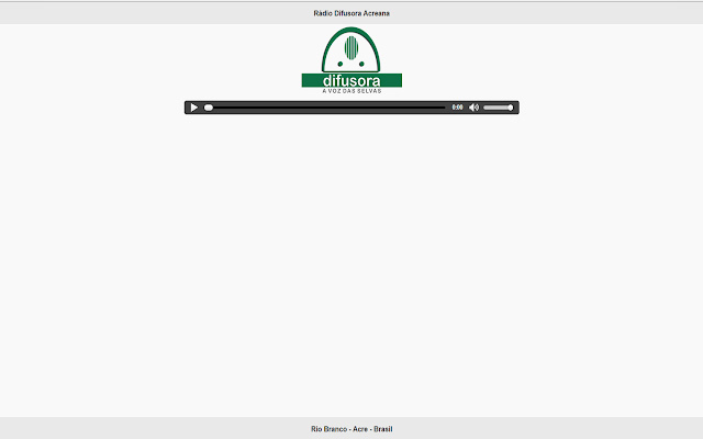 Difusora Acreana from Chrome web store to be run with OffiDocs Chromium online Difusora Acreana from Chrome web store to be run with OffiDocs Chromium online
