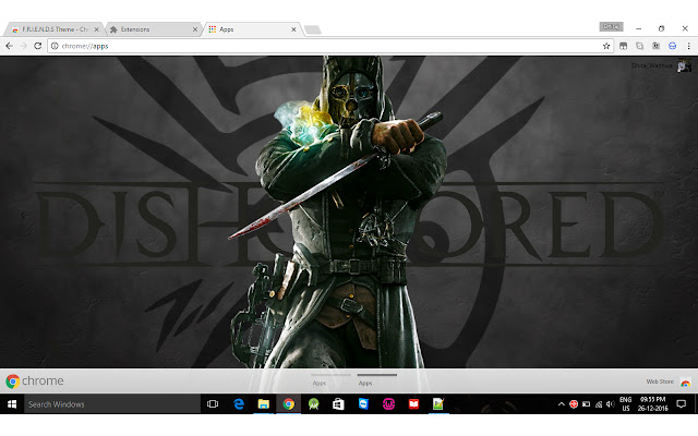 Dishonored Theme from Chrome web store to be run with OffiDocs Chromium online Dishonored Theme from Chrome web store to be run with OffiDocs Chromium online