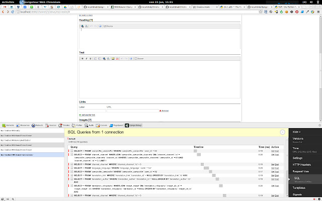 Django Debug Panel from Chrome web store to be run with OffiDocs Chromium online Django Debug Panel from Chrome web store to be run with OffiDocs Chromium online