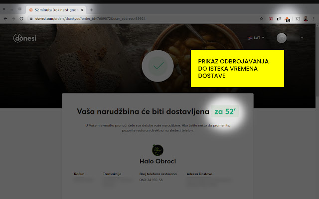 Donesi Plus from Chrome web store to be run with OffiDocs Chromium online Donesi Plus from Chrome web store to be run with OffiDocs Chromium online