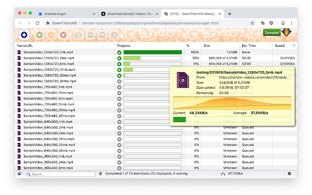 DownThemAll! from Chrome web store to be run with OffiDocs Chromium online DownThemAll! from Chrome web store to be run with OffiDocs Chromium online