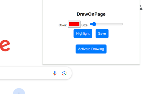Draw on Page from Chrome web store to be run with OffiDocs Chromium online Draw on Page from Chrome web store to be run with OffiDocs Chromium online