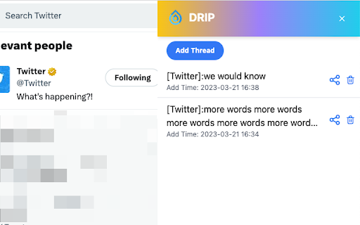 DRIP from Chrome web store to be run with OffiDocs Chromium online DRIP from Chrome web store to be run with OffiDocs Chromium online