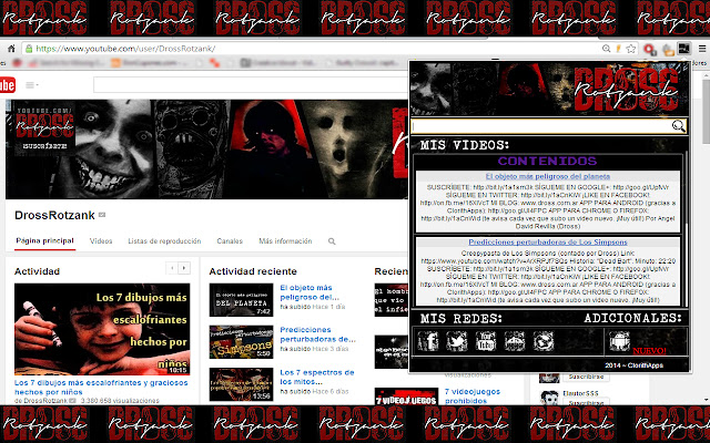 DrossRotzank El Drossario Web from Chrome web store to be run with OffiDocs Chromium online DrossRotzank El Drossario Web from Chrome web store to be run with OffiDocs Chromium online