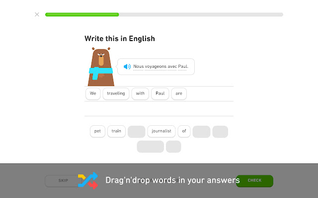 Duolingo Word Bank Dnd from Chrome web store to be run with OffiDocs Chromium online Duolingo Word Bank Dnd from Chrome web store to be run with OffiDocs Chromium online