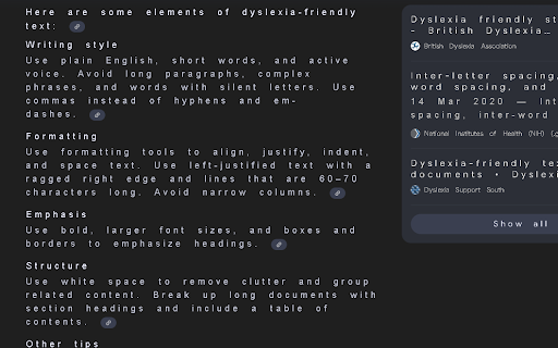 Dyslexia Friendly from Chrome web store to be run with OffiDocs Chromium online Dyslexia Friendly from Chrome web store to be run with OffiDocs Chromium online