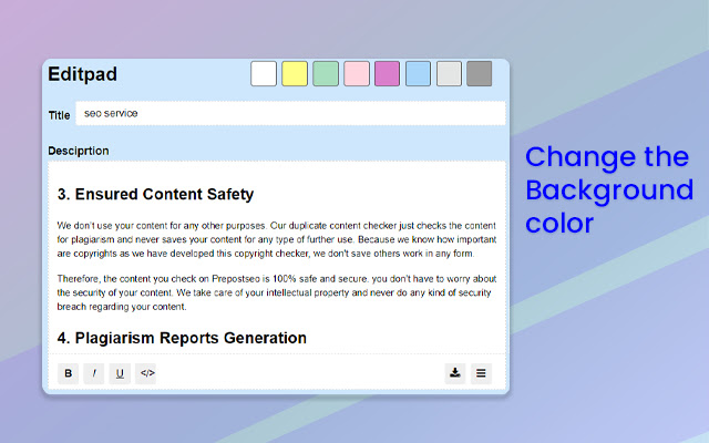Editpad from Chrome web store to be run with OffiDocs Chromium online Editpad from Chrome web store to be run with OffiDocs Chromium online