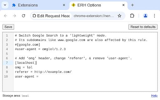 Edit Request Headers from Chrome web store to be run with OffiDocs Chromium online Edit Request Headers from Chrome web store to be run with OffiDocs Chromium online