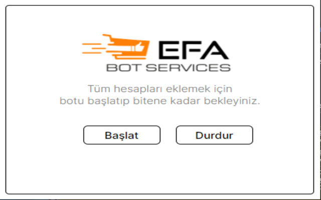 EFA Bot Services from Chrome web store to be run with OffiDocs Chromium online EFA Bot Services from Chrome web store to be run with OffiDocs Chromium online
