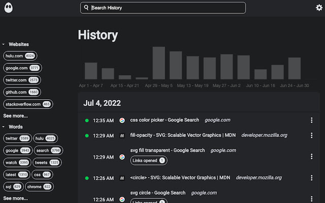 Egghead History from Chrome web store to be run with OffiDocs Chromium online Egghead History from Chrome web store to be run with OffiDocs Chromium online