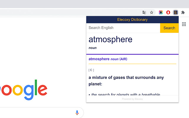 ElecDict from Chrome web store to be run with OffiDocs Chromium online ElecDict from Chrome web store to be run with OffiDocs Chromium online