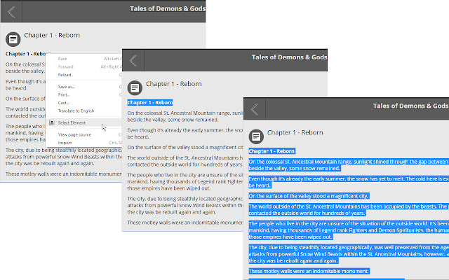 Element Text Selector from Chrome web store to be run with OffiDocs Chromium online Element Text Selector from Chrome web store to be run with OffiDocs Chromium online