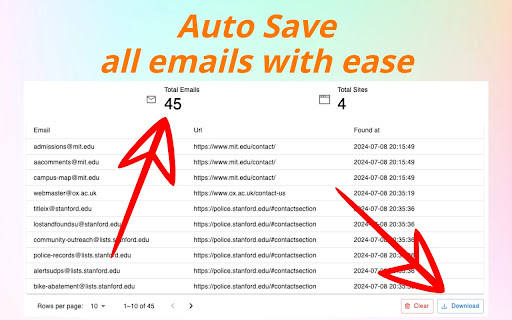 Email Extractor Plus Auto Save Auto Tasks from Chrome web store to be run with OffiDocs Chromium online Email Extractor Plus Auto Save Auto Tasks from Chrome web store to be run with OffiDocs Chromium online