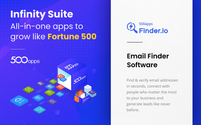 Email Finder by 500apps from Chrome web store to be run with OffiDocs Chromium online Email Finder by 500apps from Chrome web store to be run with OffiDocs Chromium online