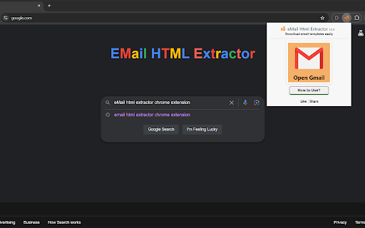 eMail HTML Extractor from Chrome web store to be run with OffiDocs Chromium online eMail HTML Extractor from Chrome web store to be run with OffiDocs Chromium online