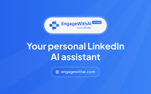 EngageWithAI (Early Beta) from Chrome web store to be run with OffiDocs Chromium online EngageWithAI (Early Beta) from Chrome web store to be run with OffiDocs Chromium online