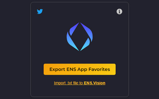 ENS App Favorites Exporting Tool from Chrome web store to be run with OffiDocs Chromium online ENS App Favorites Exporting Tool from Chrome web store to be run with OffiDocs Chromium online