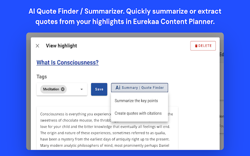 Eurekaa Highlight Clipper from Chrome web store to be run with OffiDocs Chromium online Eurekaa Highlight Clipper from Chrome web store to be run with OffiDocs Chromium online