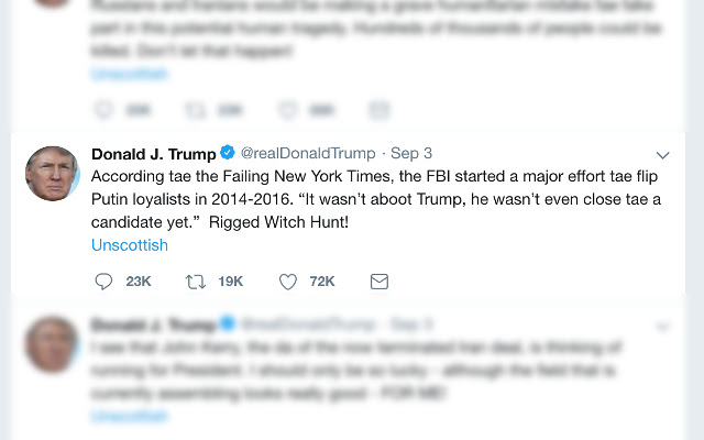 Everybody is Scottish from Chrome web store to be run with OffiDocs Chromium online Everybody is Scottish from Chrome web store to be run with OffiDocs Chromium online